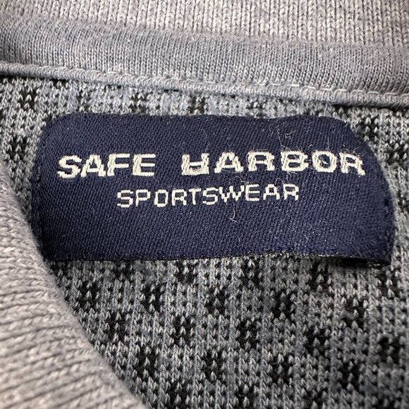 Safe Harbor Sportswear Long Sleeved Polo Shirt Size M - Picture 6 of 8
